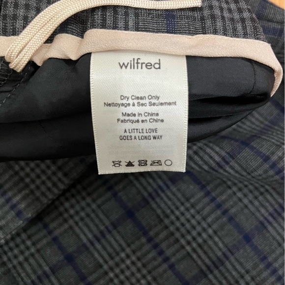 Aritzia Wilfred Darontal Check Pant - Picture 6 of 14